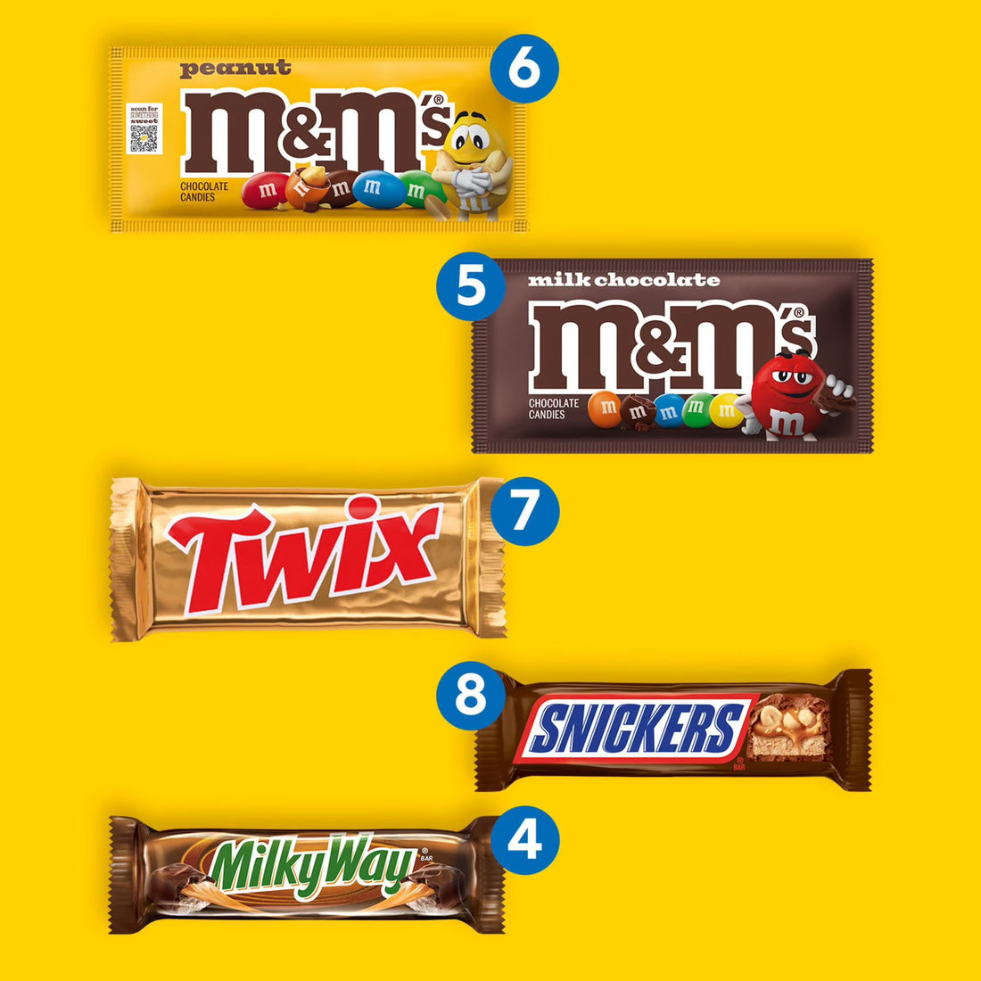 Mars Chocolate Candy Bars, Variety Pack, Full Size, 30 pk.