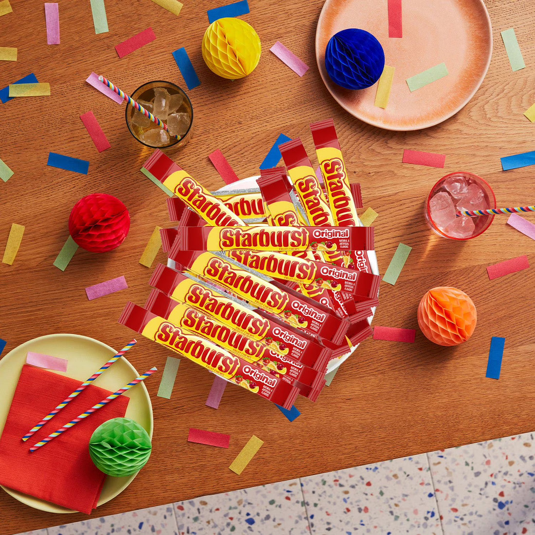 Starburst Original Fruity Chewy Candy, Full Size, 2.07 oz., 36 ct.